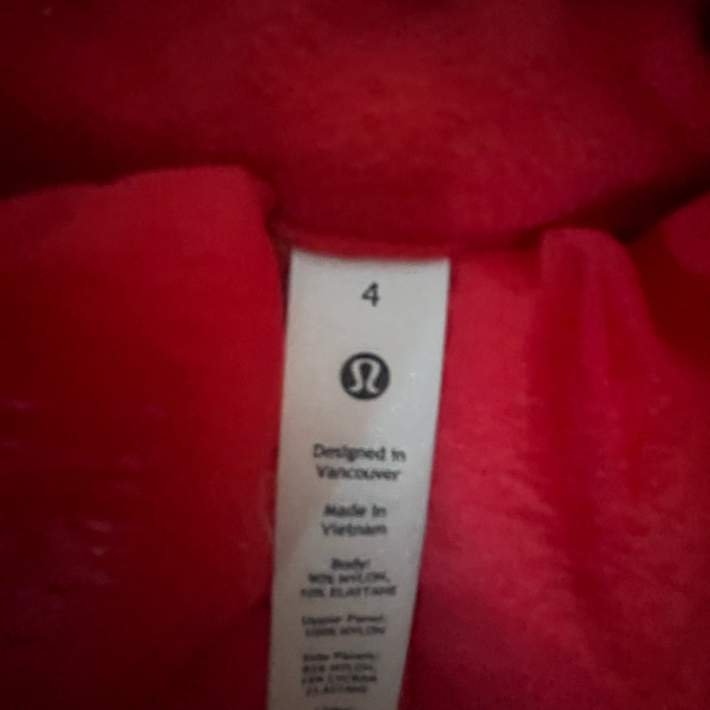 Lululemon Redish orange Vest